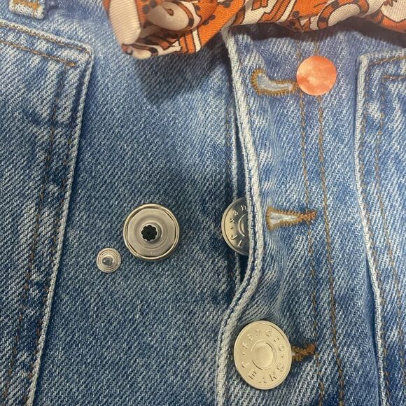 Sandro Belted Denim Shorts - Picture 10 of 10